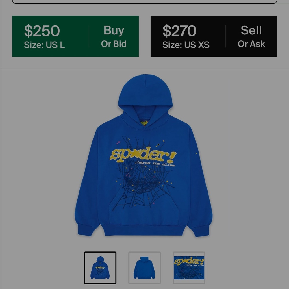 BRAND NEW TC Spider hoodie